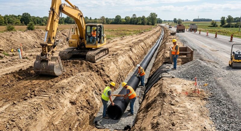 Drain Trenching in Houston, TX