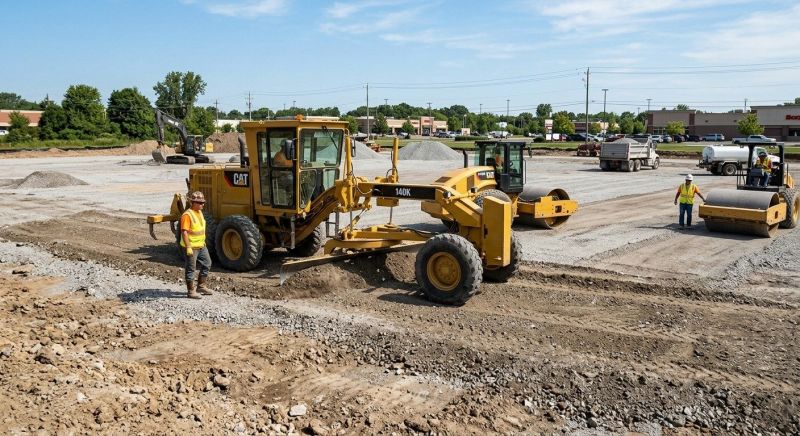 Parking Lot Gravel Repair in Pearland, TX