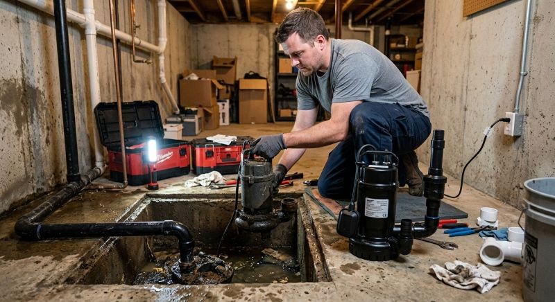 Sump Pump Installation in Boston, MA